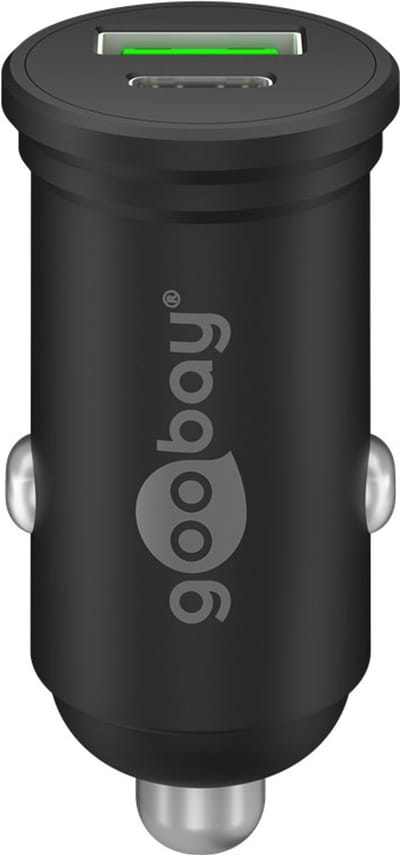 Goobay 61739 oplader voor mobiele apparatuur Smartphone Zwart Sigarettenaansteker Snel opladen Binnen