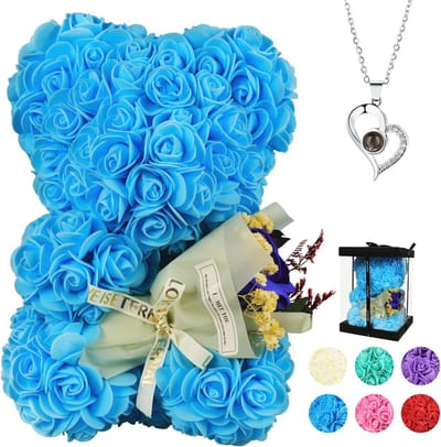 Kunstmatige Rozenbeer - Perfect Cadeau voor Moederdag, Valentijnsdag en Verjaardagen