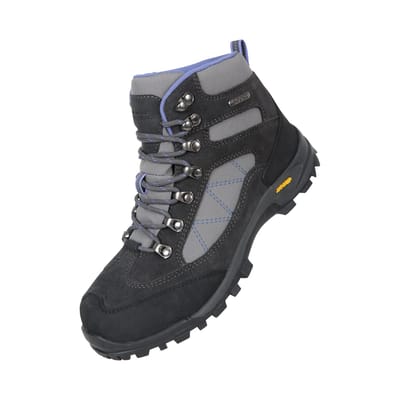 Mountain Warehouse Dames/Dames Storm Suède Waterdichte Wandelschoenen (Grijs)