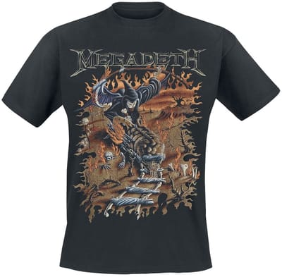 Megadeth Youthanasia 1995 - Reaper Train Heren T-shirt - zwart - 3XL