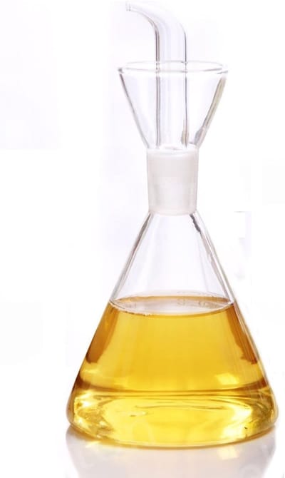 longziming -Oliefles 250 ml – Lekvrij en herbruikbaar – Ideaal voor olijfolie, azijn en sauzen – Duurzame glazen fles met schenktuit – Gemakkelijk te vullen en schoon te maken, perfecte keukentool