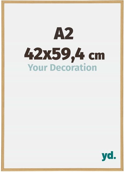 Your Decoration - Fotolijst A2 42x59,4 cm - Kunststof - Beuken Licht - Annecy