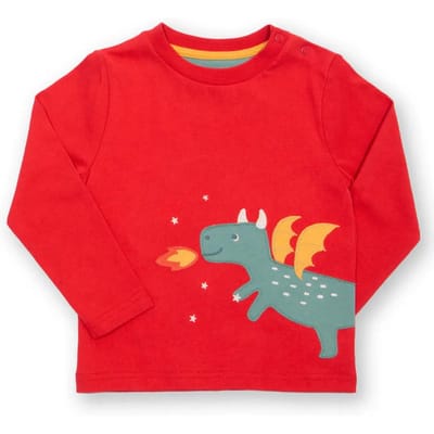 Baby T-shirt met lange mouwen Kite Little Dragon
