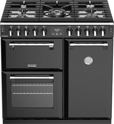 Stoves Richmond S900 DF Range-fornuis Gaskookplaat A Zwart