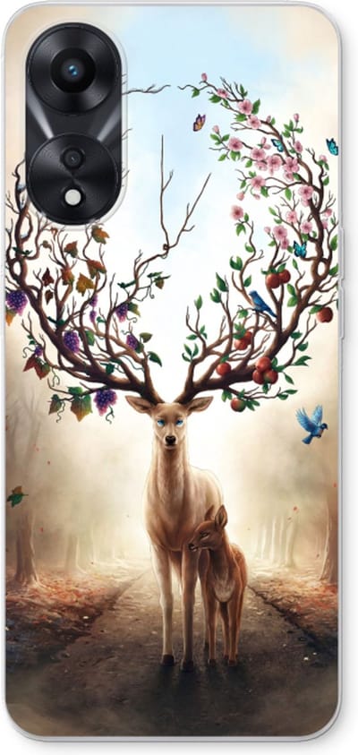 Case Company® - Hoesje geschikt voor Oppo A78 5G hoesje - Seasons Change - Soft Cover Telefoonhoesje - Bescherming aan alle Kanten en Schermrand