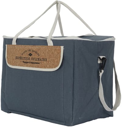 Cook Concept Koeltas Miami - voor lunch en drankjes - 18 liter inhoud - 41 x 24 x 30 cm - Draagband - blauw