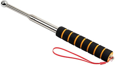 Dailygoods- Inspectie Hamer 130cm - Geluid Detectie Tool - Keramische Tegel Checker - Roestvrij Staal - Spons Handvat - Lichtgewicht 125g - Geluidsdetectie Hamer