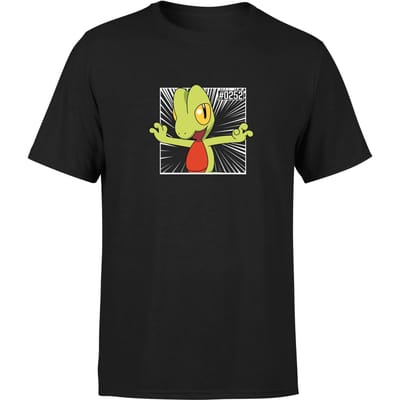 Pokemon Treecko Men's T-Shirt - Black - S
