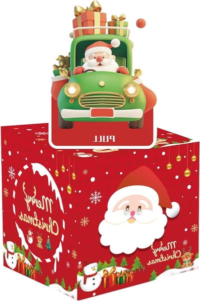 Kerst Geld Box - Geld Bewaarder - Feestelijke Cadeaus - Interactieve Pret - 50 Zakjes - Kerstman
