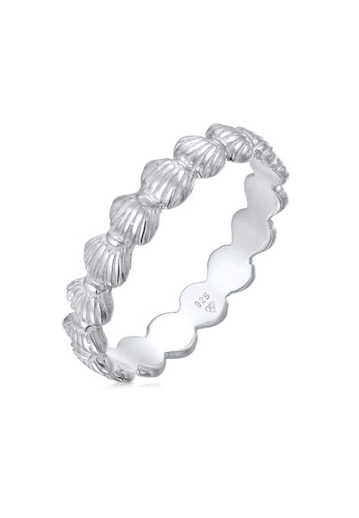 Elli - Ring - Dames Band Mosselen Maritiem Strand Look Zomer in 925 Sterling Zilver - Dames