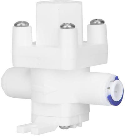 Dailygoods- Waterdrukregelaar Stabiele Waterdruk - Reduceerventiel - 1/4 Inch Snelkoppeling - Geschikt voor Omgekeerde Osmose - Voedselveilig PP - Bescherming Apparatuur - Drukregelaar