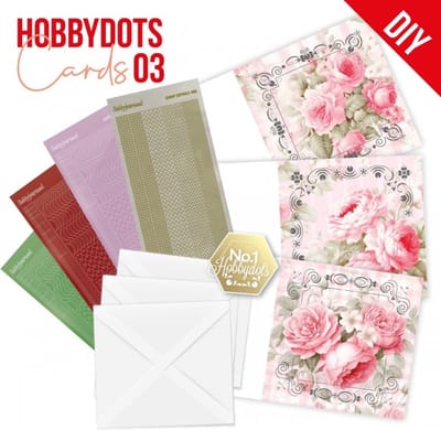 Hobbydots Cards Nr. 03 Pink Roses