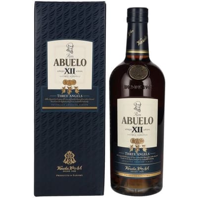 Ron Abuelo Añejo XII Años THREE ANGELS Double Matured 43% Vol. 0,7l in geschenkverpakking