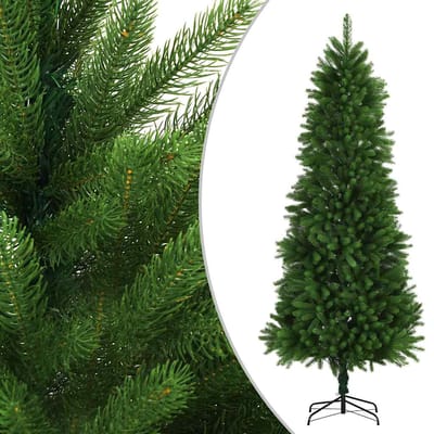vidaXL - Kunstkerstboom - met - levensechte - naalden - 240 - cm - groen