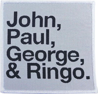 The Beatles - John, Paul, George, Ringo Patch - Wit