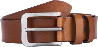 De Lederwaren Ambacht - Riem Heren - Rundleer - Cognac - Vintage Patroon - Maat 100