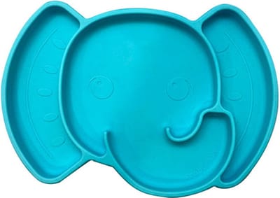 Frootimals Antislip Silicone Bord - Baby - Kind - Maaltijd - Olifant