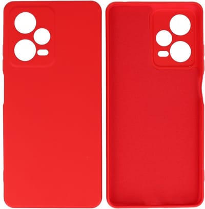 Fashion Backcover Telefoonhoesje - Color Hoesje - Geschikt voor de Xiaomi Redmi Note 12 Pro 5G - Rood