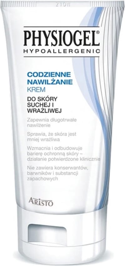 Dagelijkse hydraterende crème voor de droge en gevoelige huid 75ml