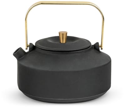 Bredemeijer - Theepot Shangdong gietijzer 0,75 liter - zwart - met filter
