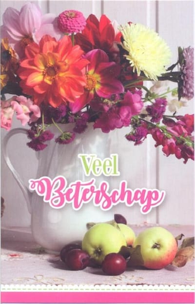 Wenskaart Veel beterschap - Gratis verzonden - D14287