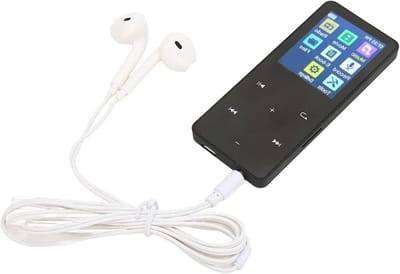 Draagbare Muziekspeler - Digitale Audio - Muziek Luisteren - Bluetooth 5.0 - 8 GB Geheugen - Zwart