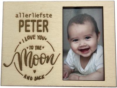 Fotokader liefste Peter | to the moon and back | liefste peter | allerliefste peter | peter vragen | peter worden | cadeau | de liefste