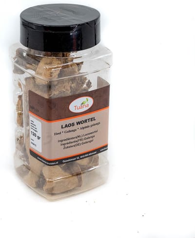 Tuana Kruiden - Laos Wortel Heel - Strooibus 50 Gram - Tuanashop - MP-L-0004