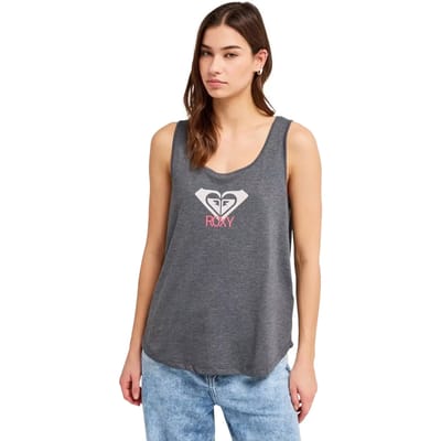 Roxy Surfclassic Tan T-shirt Met Korte Mouwen Grijs M Vrouw