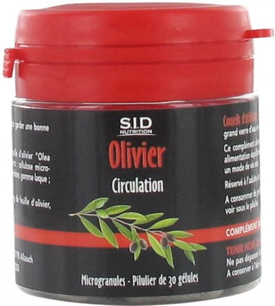 S.I.D Nutrition Circulation Olive 30 Capsules