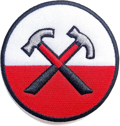 Pink Floyd - The Wall 3D Hammers Circle Patch - Multicolours