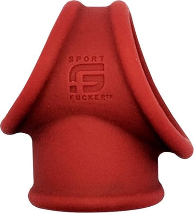 Sport Fucker - Siliconen Cock Tube - Cockring en Ballstretcher - Rood