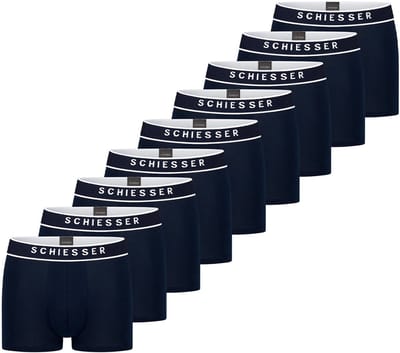 Schiesser Heren retro short / pant 9 pack 95/5 Cotton