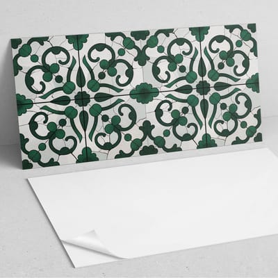 Coloray Wandpanelen Zelfklevend - Plantenpatroon met versieringen PVC Wandpaneel - 100 cm x 50 cm - Groente Wandbekleding Zelfklevend - 1 stuk - Texturen Wandpanelen Zelfklevend - Keuken Wandpanelen - Wandpanelen Badkamer