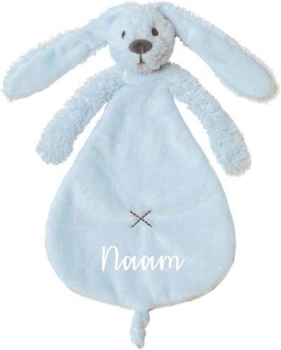Happy Horse Blauw Knuffeldoekje met naam