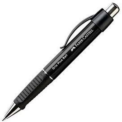 Pen Faber-Castell Grip Plus Ball M Zwart 5 Stuks
