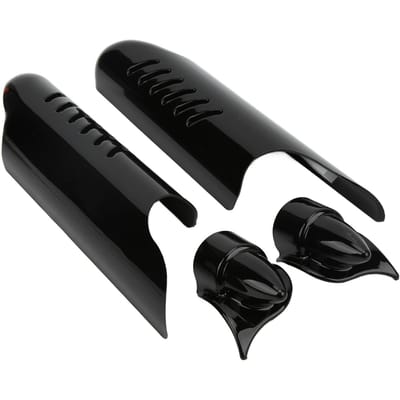 Motorfiets Vork Onderbeen Deflectoren Schild Cover ABS Motorfiets Accessoires voor Rijden black