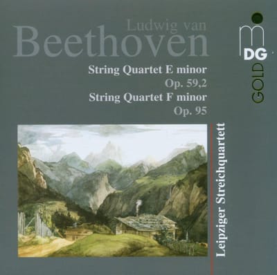 Leipziger Streichquartett - Streichquartette Op.59,2 & 95 (CD)