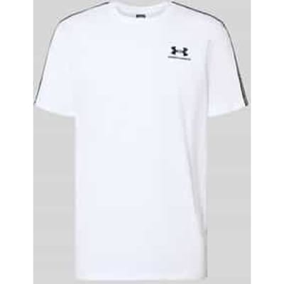 Regular fit T-shirt met logostitching Model 'Icon'
