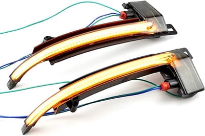 Dynamische Sequentiële Blink LED Zijspiegel Richtingaanwijzer 2 Stuks Geschikt voor A3 A4 A5 Q3 A6
