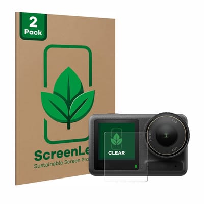 2 Stuks Screenprotector voor DJI Osmo Action 4 (Display voor) - Hoogwaardige Beschermfolie transparant