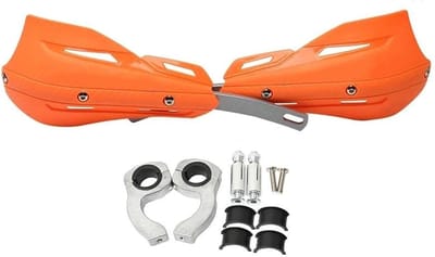 Motorfiets Handkappen - Universele Beschermers - Rijcomfort Verbeteren - Eenvoudige Montage - 22mm 28mm - Oranje