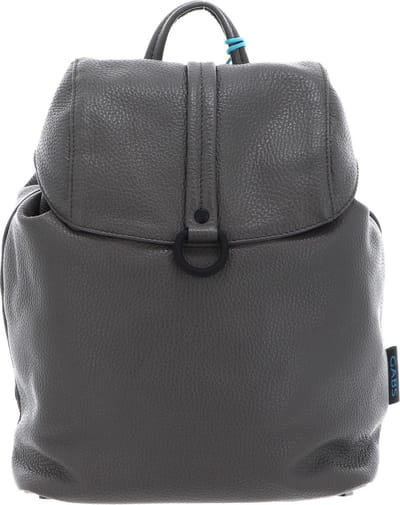 Gabs Leren Vrije tijd rugzak Rugzak Simona TG Bull Tube Black Backpack Basalto Grijs
