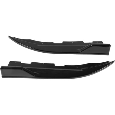 1 Paar Achterbumper Lip Splitter Diffuser Spoiler Kit Links Rechts Auto Zijde Exterieur Decoratie Trim voor 4 Serie G26 M black
