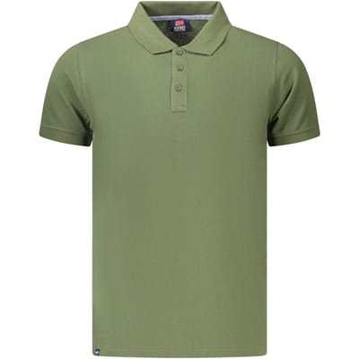 Noorwegen 1963 Verde Katoenen Heren Polo