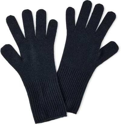FALKE Gloves Cashmere sneldrogend kasjmier sporthandschoenen unisex blauw - maat ONESIZE