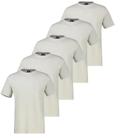 LERROS Heren t-shirt 5 pack Basic