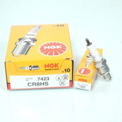 Bougie d'allumage NGK pour Moto Suzuki 400 Gsx F 1981 à 1983 CR8HS / 7423 / Par 10 Neuf