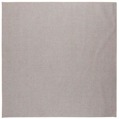 vidaXL - Binnen - kleed - LUGO - Taupe - 120 - x - 120 - cm - Polyester