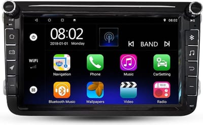 Android 10.0  8 inc Scherm  Car Video voor VW CC Universal Golf / Polo / Tiguan / Passat / B7 / B6 / SEAT / Leon WIFI GPS BT WIFI Radio SWC